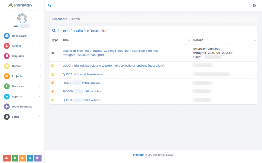 quote search